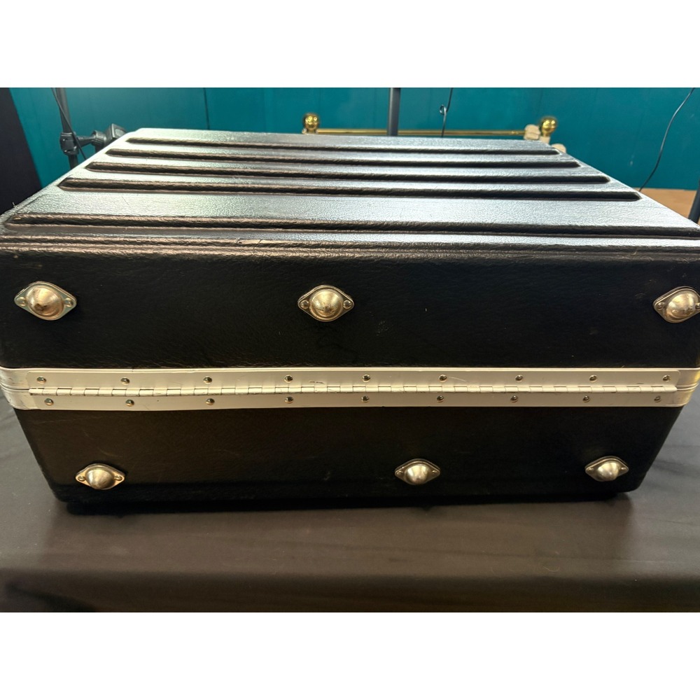 Platt Hard Shell Rolling Transport Case Black Heavy Duty Equipment Trunk Foam
